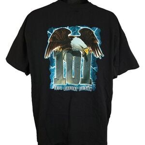 Screaming Eagles T Shirt Vintage Y2K 101st Airborne Division Army Military